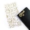 12 Pack: Gold Glitter Swirl Stickers by Recollections™